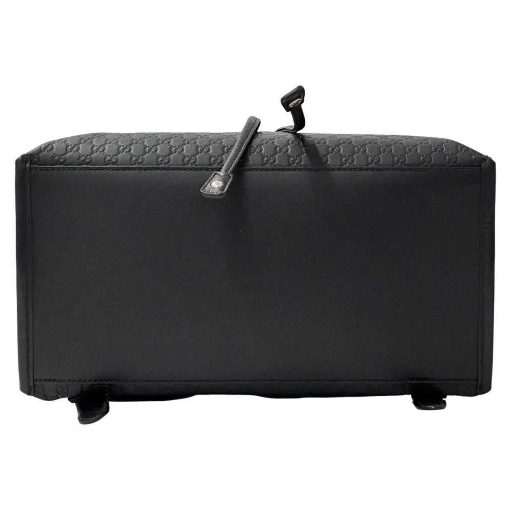 GUCCI Black Leather Backpack - Picture 5 of 13